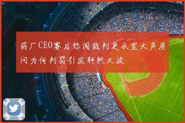药厂CEO赛后怒闯裁判更衣室大声质问为何判罚引发轩然大波