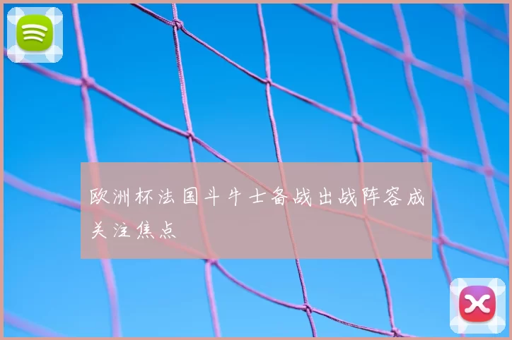 欧洲杯法国斗牛士备战出战阵容成关注焦点