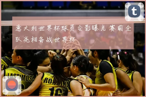 意大利世界杯球员合影曝光 赛前全队亮相备战世界杯